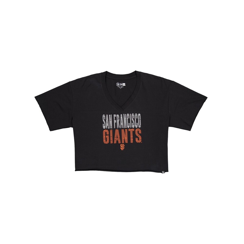 New Era San Francisco Giants Active Women's V-Neck T-Shirt - Size M